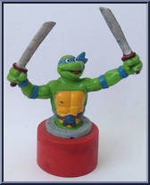 Leonardo from Teenage Mutant Ninja Turtles - Manhole manufactured by Bullyland [Loose]