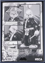 Usagi Yojimbo (Black & White) from Teenage Mutant Ninja Turtles - Classic Cartoon - Basic Series manufactured by Neca [Back]