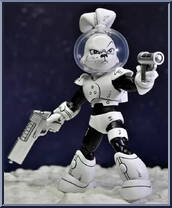 Adventures of Space Usagi (Black & White) Action Figure