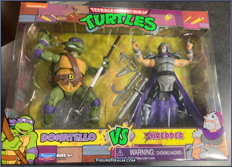 Teenage Mutant Ninja Turtles Donatello vs. Shredder Action Figure