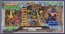 1988 Remastered 6-Pack from Teenage Mutant Ninja Turtles - Classic Collection - Remastered manufactured by Playmates [Front]