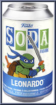 Leonardo (Glow in the Dark) (Mutant Mayhem) from Teenage Mutant Ninja Turtles - Soda manufactured by Funko [Front]
