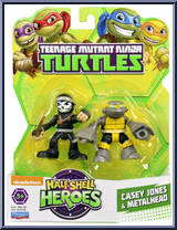 Casey Jones & Metalhead from Teenage Mutant Ninja Turtles - Half Shell Heroes - 2-Packs manufactured by Playmates [Front]