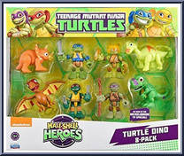 Dino 8-Pack from Teenage Mutant Ninja Turtles - Half Shell Heroes - Box Sets manufactured by Playmates [Front]