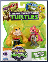 Dogpound & Fishface from Teenage Mutant Ninja Turtles - Half Shell Heroes - 2-Packs manufactured by Playmates [Front]
