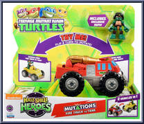 Fire Truck to Tank from Teenage Mutant Ninja Turtles - Half Shell Heroes - Accessories manufactured by Playmates [Front]