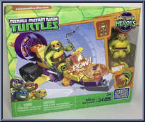 Mikey (Jet Cruiser) from Teenage Mutant Ninja Turtles - Half Shell Heroes - Basic Series manufactured by Mega Bloks [Front]
