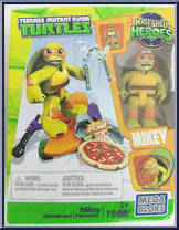 Mikey (Skateboard) from Teenage Mutant Ninja Turtles - Half Shell Heroes - Basic Series manufactured by Mega Bloks [Front]
