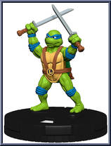 Leonardo (Brown Belt) from Teenage Mutant Ninja Turtles - HeroClix - Shredder's Return manufactured by WizKids [Loose]