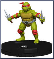 Raphael (Silver Belt) from Teenage Mutant Ninja Turtles - HeroClix - Shredder's Return manufactured by WizKids [Loose]