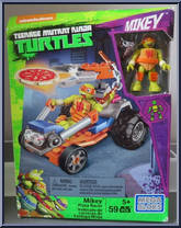 Mikey (Pizza Racer) from Teenage Mutant Ninja Turtles - 2016 Series manufactured by Mega Bloks [Front]