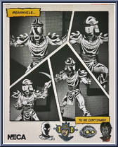 Shredder (Black & White) from Teenage Mutant Ninja Turtles - Mirage Comics - Basic Series manufactured by Neca [Back]