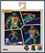 Super Turtle and Domeoids from Teenage Mutant Ninja Turtles - Mirage Comics - Basic Series manufactured by Neca [Back]