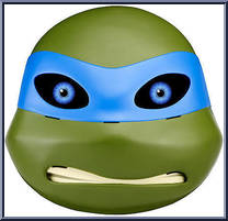 Electronic Leonardo Mask from Teenage Mutant Ninja Turtles - Nickelodeon - Role Play manufactured by Playmates [Loose]