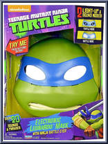 Electronic Leonardo Mask from Teenage Mutant Ninja Turtles - Nickelodeon - Role Play manufactured by Playmates [Front]
