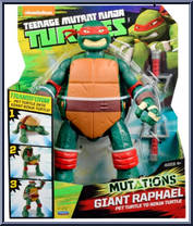 Giant Raphael from Teenage Mutant Ninja Turtles - Nickelodeon - Mutations manufactured by Playmates [Front]