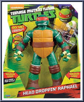 Head Droppin' Raphael (Deluxe) from Teenage Mutant Ninja Turtles - Nickelodeon - Head Droppin' manufactured by Playmates [Front]