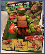 Roll-N-Punch Mikey from Teenage Mutant Ninja Turtles - Nickelodeon - Deluxe manufactured by Playmates [Front]