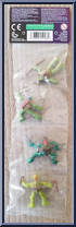 Mini Turtle Figure 4-Pack from Teenage Mutant Ninja Turtles - Nickelodeon - Mini manufactured by Playmates [Back]