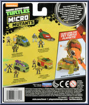 Party Van from Teenage Mutant Ninja Turtles - Nickelodeon - Micro Mutants manufactured by Playmates [Back]
