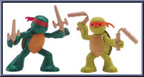 Raphael & Michelangelo Action Figure