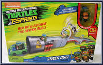 Sewer Duel Playset from Teenage Mutant Ninja Turtles - Nickelodeon - T-Sprints manufactured by Playmates [Front]
