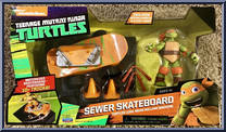 Sewer Skateboard (with Michelangelo & Stunt Ramp) Action Figure