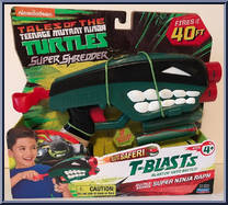 T-Blasts: Double-Barrel Super Ninja Raph from Teenage Mutant Ninja Turtles - Nickelodeon - Role Play manufactured by Playmates [Front]