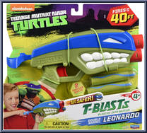 T-Blasts: Double-Barrel Leonardo from Teenage Mutant Ninja Turtles - Nickelodeon - Role Play manufactured by Playmates [Front]