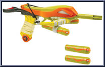 T-Blasts: Cross Bow Michelangelo from Teenage Mutant Ninja Turtles - Nickelodeon - Role Play manufactured by Playmates [Loose]