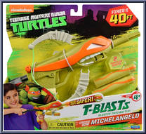 T-Blasts: Cross Bow Michelangelo from Teenage Mutant Ninja Turtles - Nickelodeon - Role Play manufactured by Playmates [Front]