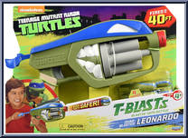 T-Blasts: Quad-Blaster Leonardo from Teenage Mutant Ninja Turtles - Nickelodeon - Role Play manufactured by Playmates [Front]