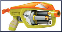 T-Blasts: Quad-Blaster Michelangelo from Teenage Mutant Ninja Turtles - Nickelodeon - Role Play manufactured by Playmates [Loose]