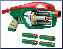 T-Blasts: Quad-Blaster Raphael from Teenage Mutant Ninja Turtles - Nickelodeon - Role Play manufactured by Playmates [Loose]