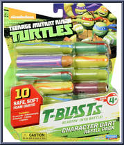 T-Blasts: Character Dart Refill Pack (with Splinter) from Teenage Mutant Ninja Turtles - Nickelodeon - Role Play manufactured by Playmates [Front]