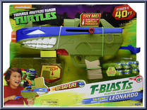 T-Blasts: Talking Shell Cannon Leonardo from Teenage Mutant Ninja Turtles - Nickelodeon - Role Play manufactured by Playmates [Front]