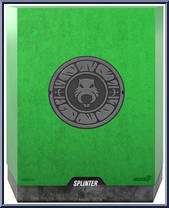 Splinter from Teenage Mutant Ninja Turtles - Ultimates! manufactured by Super7 [Back]