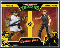 Donatello vs Johnny from Teenage Mutant Ninja Turtles vs Cobra Kai - Basic Series manufactured by DC Collectibles [Front]