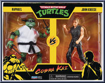 Raphael vs John Kreese from Teenage Mutant Ninja Turtles vs Cobra Kai - Basic Series manufactured by DC Collectibles [Front]