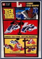 Cyborg Cycle Scraper from Teen Titans - Vehicles manufactured by Bandai [Back]