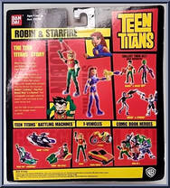 Robin / Starfire from Teen Titans - Basic Series manufactured by Bandai [Back]