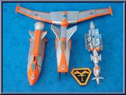Treehawk / Spacehawk / Hawkwing from Terrahawks - Vehicles manufactured by Bandai [Loose]