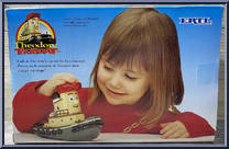 Changing Face Theodore from Theodore Tugboat - Diecast manufactured by ERTL [Back]