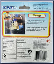 George from Theodore Tugboat - Diecast manufactured by ERTL [Back]