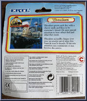 Theodore from Theodore Tugboat - Diecast manufactured by ERTL [Back]
