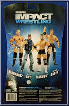 Chris Sabin from TNA - Deluxe impact! - Series 12 manufactured by Jakks Pacific [Back]