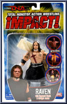 Raven (Straight Jacket) from TNA - Series 3 - impact! manufactured by Toy Biz [Front]