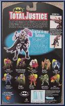 Batman (Fractal Armor) from Total Justice - Series 2 manufactured by Kenner [Back]