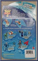 Dinosoaker Rex from Toy Story 2 - Aqua Action manufactured by Mattel [Back]