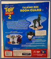 Rex from Toy Story 2 - Talking Room Guards manufactured by Thinkway Toys [Back]